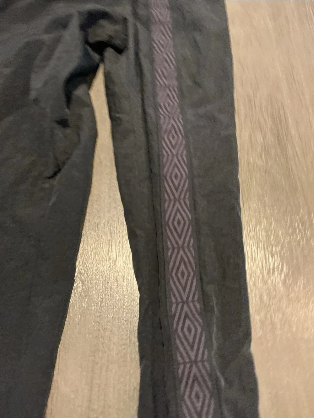 Umbro Men’s Sweeper Crinkle Nylon Track Pants Black Double Diamond Side Size M